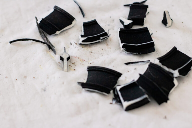 Fragments of a MyCity Tehran cuff, revisited for Persistenza.